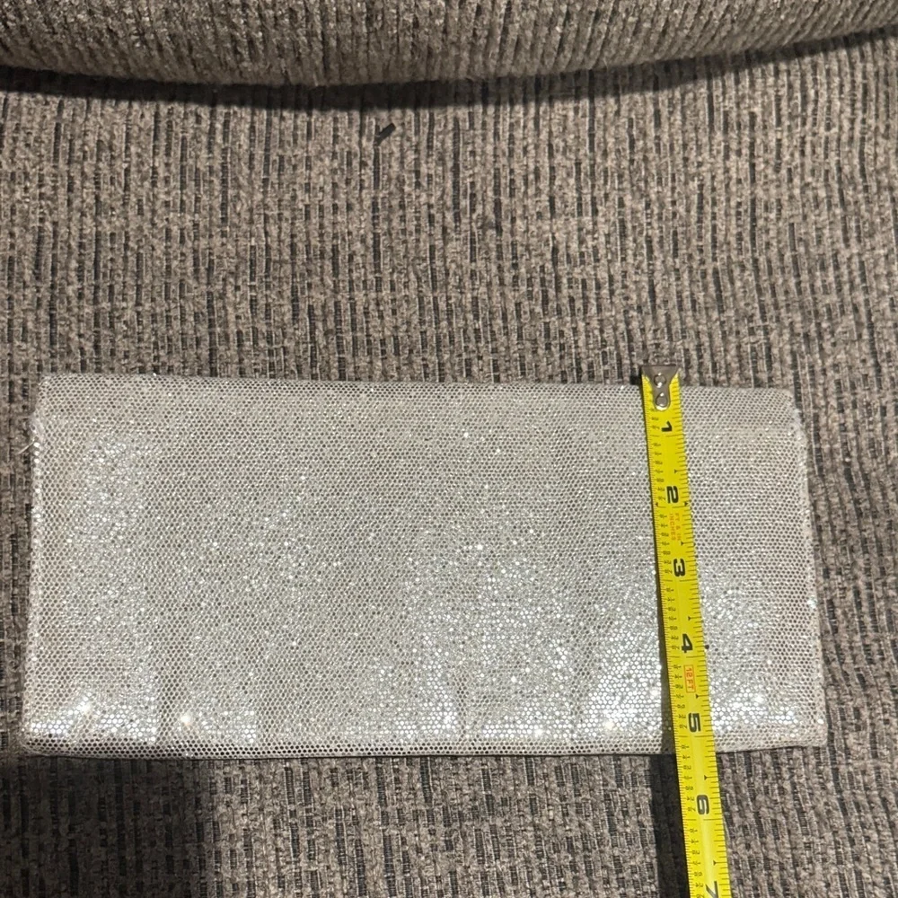 Victoria's Secret Sparkling Silver Clutch